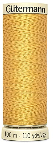 Gutermann 100P-864 Sew-All Thread, 110-Yard, Dark Goldenrod
