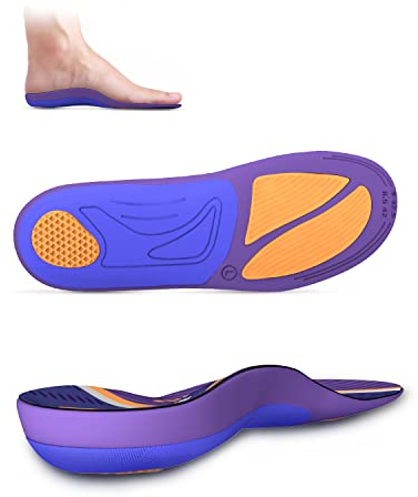 Semelles Chaussures Confort QBK Semelle aponévrosite Plantaire Aide À Prévenir Surpronation, Supination, Épine Calcanéenne, Metatarsalgie, Adapté Au La Marche, Debout. XL
