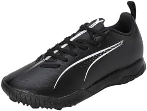 PUMA Ultra 5 Play TT Jr Soccer Shoe, Black White, 34 EU