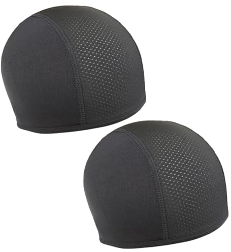 2Pcs Casco Moto Ciclismo Gorro Bajo Sotocasco Hombre Bici Verano Skullcap Forro para Casco Absorbe el Sudor Accesorios