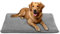 Navaris Thermo Hundedecke und Katzendecke - Hundedecke Hundematte flauschig 100 x 70 cm - Thermal Kuscheldecke für Hunde und Katzen - thermische Decke Hund - Grau