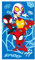 Aymax Kinder Strandlaken Strandtuch Handtuch Badetuch Duschtuch für Mädchen und Jungen Polyester 70x140 cm (Spidey)