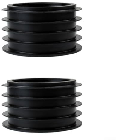 Dichtungsring-Set für Abflussrohrverbindungen in Toiletten-Wassertank-Setups, unterstützt 90 mm und 110 mm Rohrschnittstelle, 2 Einheiten