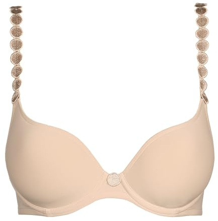 Marie Jo Women's TOM CAL Push-Up Dirndl Bra, Beige (Cafe Latte 2082Cal), 40B (Manufacturer Size: 90B)