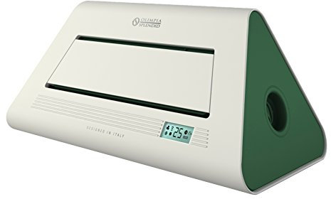 Olimpia Splendid 99550 Radical Twin Termoventilatore Ceramico da Parete o Appoggio, 2000 W, Bianco/Verde