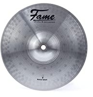 Fame Reflex Splash 8 Becken, Robustes Einsteiger Schlagzeugbecken, Messing, Obertonreicher Durchsetzungsfähiger Klang, Vielschichtiges Frequenzspektrum, Silver Brilliant Finish