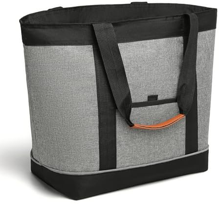 TIIOCTI Insulated Cooler Bag - Large Reusable Grocery Tote for Women, Perfect for Transporting Hot or Cold Food, Suitable for Delivery, Travel, and Picnic