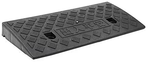 FREAZE Rampes Pour Motos, Rampes En Plastique Antidérapantes Rampes D’accès Rampes De Trottoir 5-17cm Hauteur, Rampes De Seuil Pour Voiture/vélos/fauteuils Roulants ( Color : Black , Size : 50*33*17cm