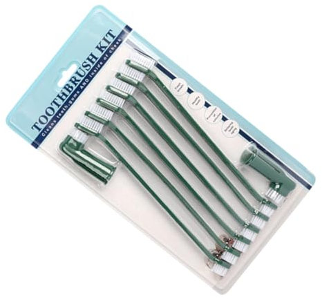 UKCOCO 1set Dog Toothbrush Dual-Headed Pet Toothbrush for Oral Care Gentle Bristles for Healthy Gums Suitable for Puppies and Dogs Easy to Use