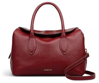RADLEY London Liverpool Gardens Women's Leather Small Ziptop Top Handle, Carmine
