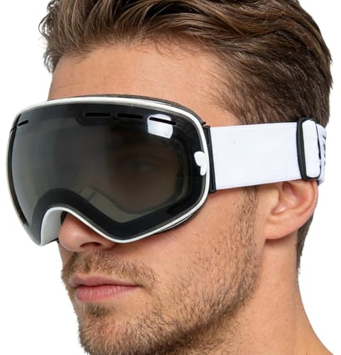 Bajbumgn Occhiali Da Sci,Protezione UV E Polarizzate,Maschere Per Neve E Snowboard Invernali Sovrapponibili Agli Occhiali - per Sport Invernali Outdoor Ciclismo Uomo Donna Adulti Ragazzo