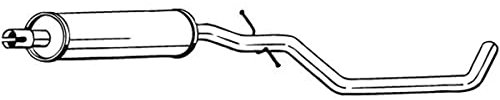 Bosal 283-655 Mittelschalldämpfer