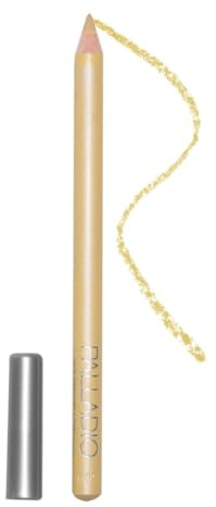 Palladio Wooden Eyeliner Pencil, Thin Pencil Shape, Easy Application, Firm yet Smooth Formula, Perfectly Outlined Eyes, Contour and Line, Long Lasting, Rich Pigment, Golden Yellow