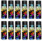 Deco Color 12er Sparpack (1 Karton) Lackspray 400ml schwarz matt RAL 9005