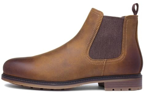 Beckett Buckley Men's Tan Chelsea Boot - Size 10 UK - Brown
