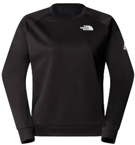 The North Face NF0A893XJK31 W MA Fleece Crew Maglia Lunga Donna TNF Black Taglia S