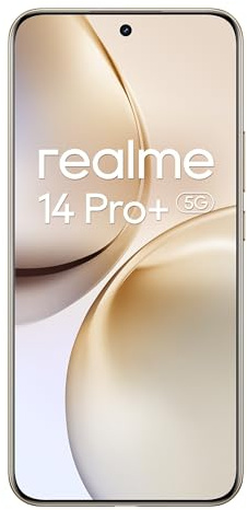 realme 14 Pro+ 5G Smartphone | 12GB RAM 512GB Speicher | 50MP Kamera | 120Hz OLED Display | 6000mAh Akku | Pearl White