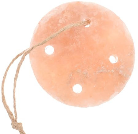 CORHAD Blocchi di Sale per Piccoli Animali da Leccare Corda, Minerali Naturali per Conigli, Criceti e Roditori, Forniture Sanitarie per Animali Domestici Appesi 8x2 Cm
