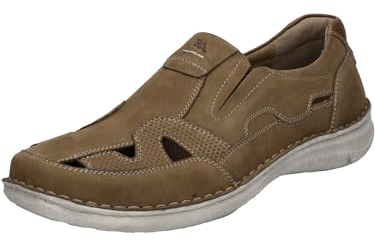 Josef Seibel Herren Slipper Anvers 77,Weite K (Extra weit),Wechselfußbett,Schlupfschuhe,schluepfschuhe,Loafer,Slip-ons,Brasil,43 EU