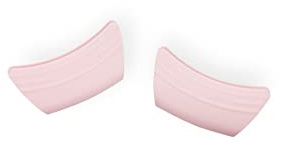 LE CREUSET x2 Silicone Side Handle Grip Powder Pink -Standard Pkg