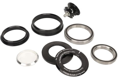 Set Coppe Forcella Anteriore per Bicicletta, Doppio Strato Set Serie Sterzo per Bicicletta Anodizzato per la Manutenzione della Bicicletta