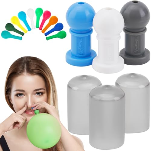 Quick-Relief Eustachian Tube Unblocker: Ear Popper with 3 Tips, 10 Balloons
