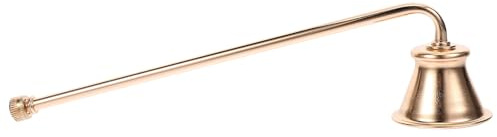 Gadpiparty Éteignoir à Bougie en Métal, Manche Long Solide, Cache-Mèche pour Bougies Parfumées et Photophores, Accessoire Maison Pratique