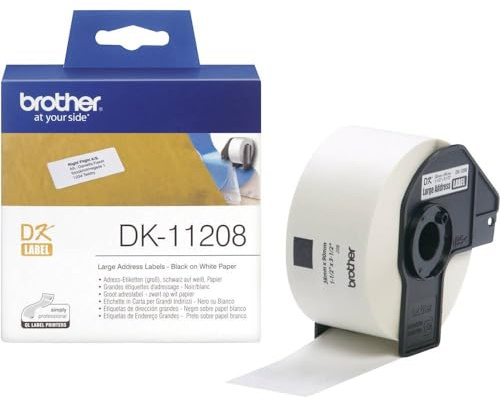 Brother Adressetiketten DK11208 38x90mm