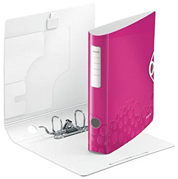 Leitz Qualitätsordner 180° Active WOW A4 (breit 5er Spar-Pack, pink metallic)