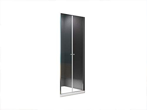 BuyLando.Shop [Typ-Maja] 80x195cm 6mm Nischdörr - Nischduschkabin - Pendulum system - ESG - klart glas - variationer