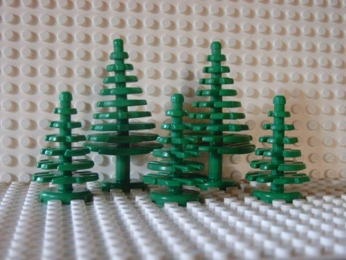 LEGO Baumfiguren (2 große und 3 kleine)