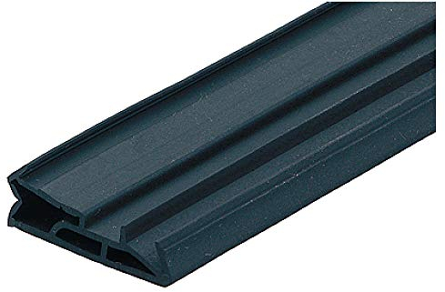 Gedotec Haustürdichtung für Holz-Zargen weiß | 6 m Silikon-Türdichtung DS 185a | Dichtungsband Tür mit Nutbreite 4–5 mm - Breite: 18 mm | zugluftstopper fenster und türen Dichtband wasserdicht