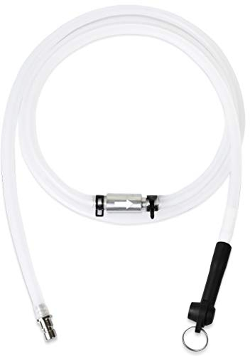 FIRSTINFO A1151G | Durite de Purge de Frein 1,5M avec Clapet Antiretour | Compatible avec FIRSTINFO Purgeur de Frein