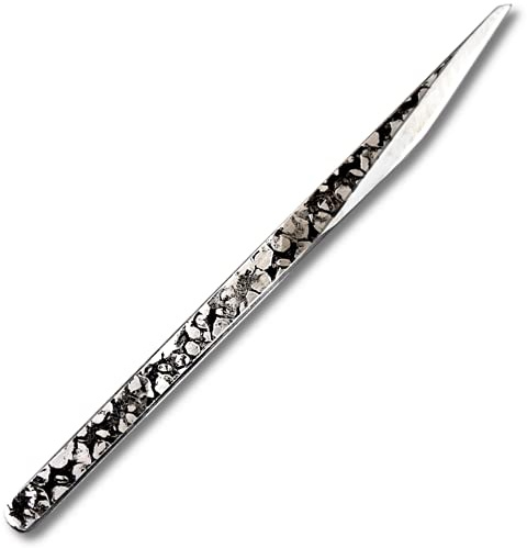 KAKURI Kiridashi Knife 12mm Right Hand for Woodworking, Marking, Scribing, Carving, Whittling, Professional Hand Forged Razor Sharp Japanese Carbon Steel Blade with Hammered Pattern, Made in JAPAN