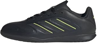 adidas Unisex Kinder COPA Pure III Club Indoor Football Boots Kids Fußballschuhe, core Black/DGH solid Grey/Lucid Lemon