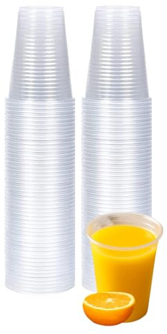 BH | Clear 7Oz Plastic Cups | 7 Oz/180ml | 500 Pack | Perfect for Water Coolers, Drinking Events, Travel, Offices, Home, Parties, Events, Beverages, Picnic and Everyday Use - By Best House