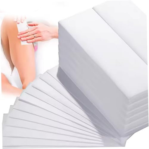 200 Blätter Wachsstreifen zur Haarentfernung 8x3 Zoll verdickte Baumwollfaser -Haarentfernung Wachs für Beine, Achselhöhlen, Arme