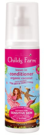 Childs Farm | Kids Coco-Nourish Leave in Conditioner 125ml | Organic Coconut | Dry, Curly & Coily Hair | Conditions & Nourishes | Suitable for Dry, Sensitive & Eczema-prone Skin & Scalp