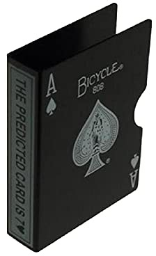 Bicycle Stainless Steel Card Clip Defender for Rare and Expensive Limited Edition Playing Cards Protection Guard Holder (Deck not Included) (Black)