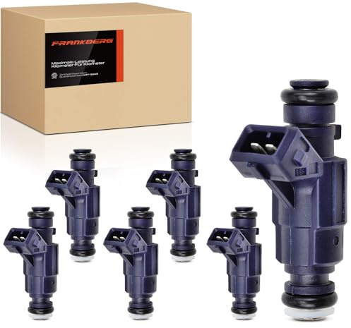 Frankberg 6x Einspritzventil Injektors für C-Klasse W203 C240 C320 CLK C208 E-Klasse W210 E240 E320 S-Klasse W220 Viano W639 2000-2010 0280156014