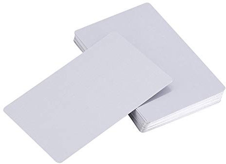 Fyearfly Sublimations Metall Visitenkarten,50 StüCk Leere Visitenkarten Silber,Wasserdichte Sublimations Blankokarte Geschenkkarten Für Geschäfte VIP Kundenkarten oder DIY Bastelarbeiten