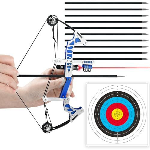 Archery Bow Set Laser Compound Bow Stainless Steel Training Bow Outdoor Sports Hunting Cool Stuff Professional Competition