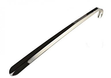 COSMETIC LEATHER PRODOTTI PROFESSIONALI PER LA CURA DELLA PELLE Calzascarpe Lungo in Metallo 70 cm con Foro per appenderlo Antiscivolo Ultra Resistente salvaschiena per Scarpe e Stivali