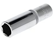 GEDORE red Douille longue, Entraînement 1/4 6,3 mm, 6 pans, Diamètre 10 mm, Outil, R41001009, Acier chromé