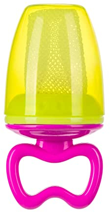 Canpol babies Fruchtsauger Obstsauger mit Netz (Grün/Pink)