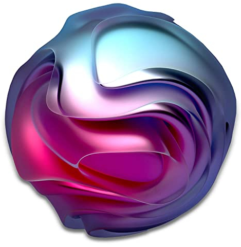 Startonight Cuadro sobre Vidrio - Espiral Azul Púrpura Arcoiris Decoración Redonda - Moderno Cuadro de Cristal Acrílico 60 cm