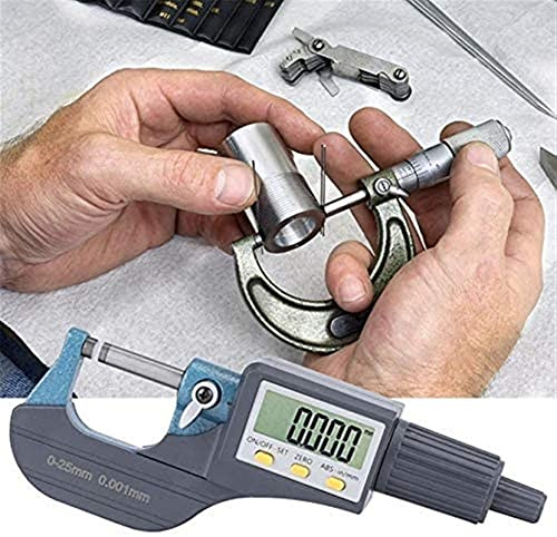 DHF Thickness Micrometer Electronic Digital Display Outside Micrometer Thickness Gauge 0-25mm Range