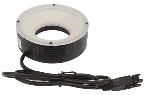 Luminoso a LED per Microscopio, Alta luminosità Versatile Pratico 24V Prestazioni Stabili Lampada Ad per Microscopio Illuminazione per Piccolo Tornio