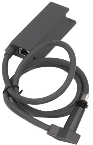 Adaptador Ethernet de 1200 Mbps para V2 con Antena Parabólica Rectangular, Adaptador Ethernet de Internet por Satélite, Kit Powerline de Red, Transmisión de Datos Fácil