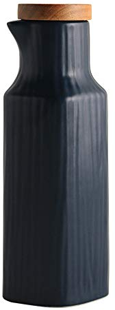 OnePine 300ml Distributeur d'huile d'olive, Bouteille pour Huile et vinaigre, Distributeur de condiment liquide en céramique